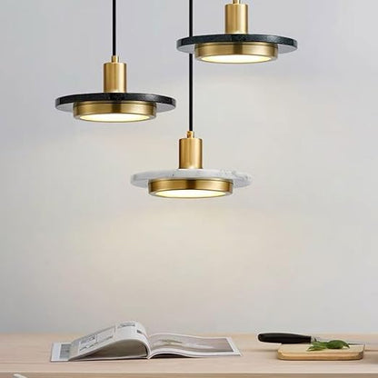 Simple Stone Hanging LED Light