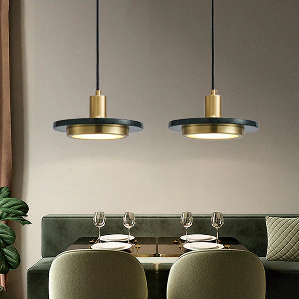 Simple Stone Hanging LED Light