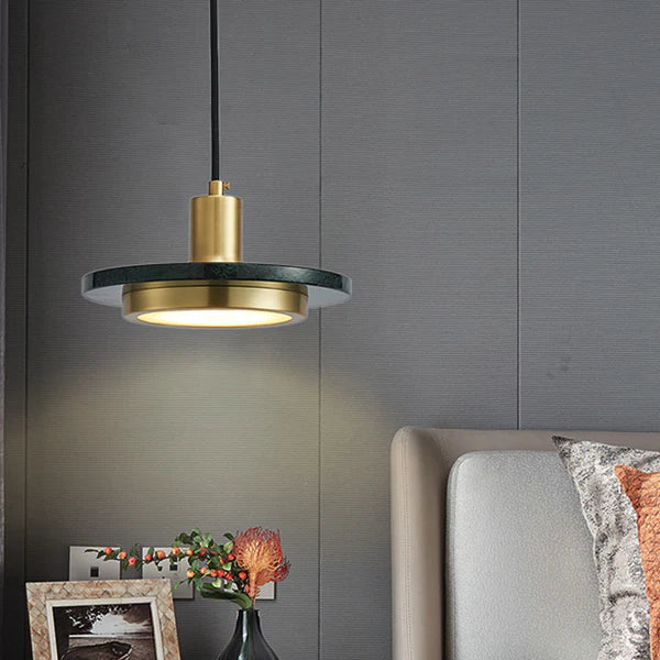 Simple Stone Hanging LED Light