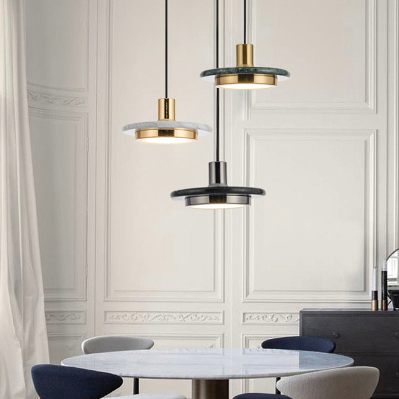 Simple Stone Hanging LED Light