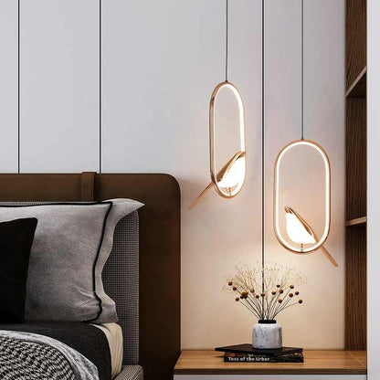 Stylish Bird Shape Hanging Light Fixture