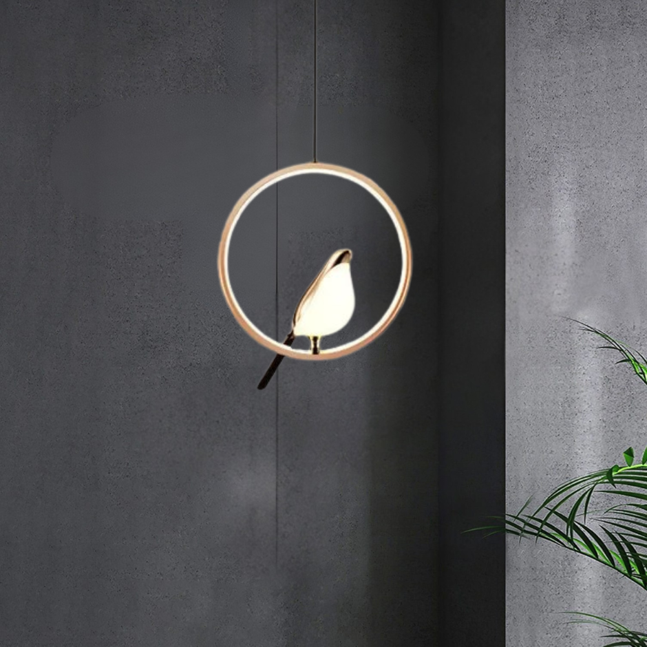 Stylish Bird Shape Hanging Light Fixture