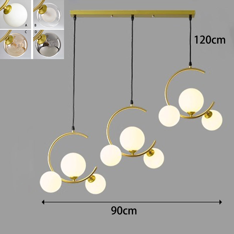 Luxurious Round Crystal Pendant Lamp