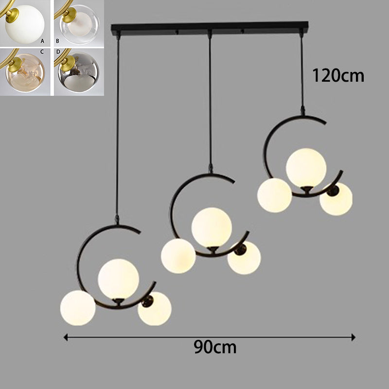 Luxurious Round Crystal Pendant Lamp