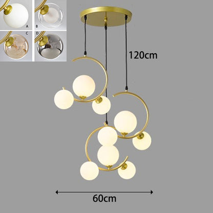Luxurious Round Crystal Pendant Lamp