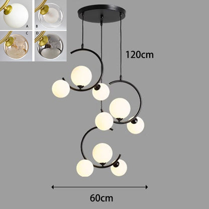 Luxurious Round Crystal Pendant Lamp