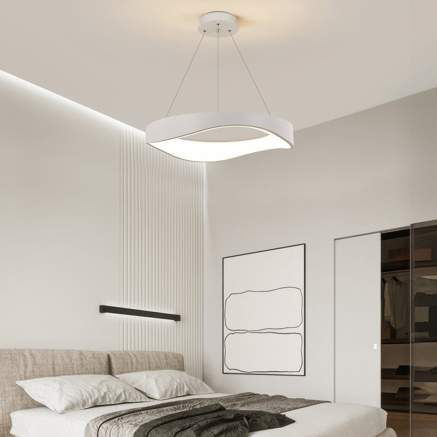 Stylish Circular LED Hanging Light