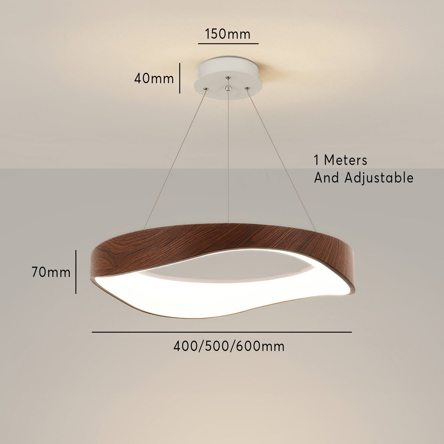 Stylish Circular LED Hanging Light