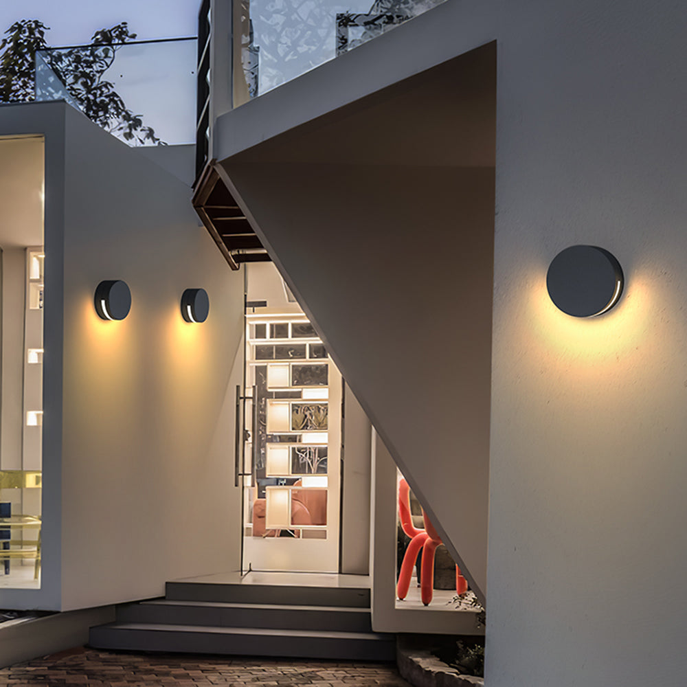 Circular Stainless Steel Outside Security Light