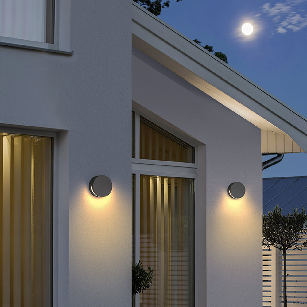 Circular Stainless Steel Outside Security Light