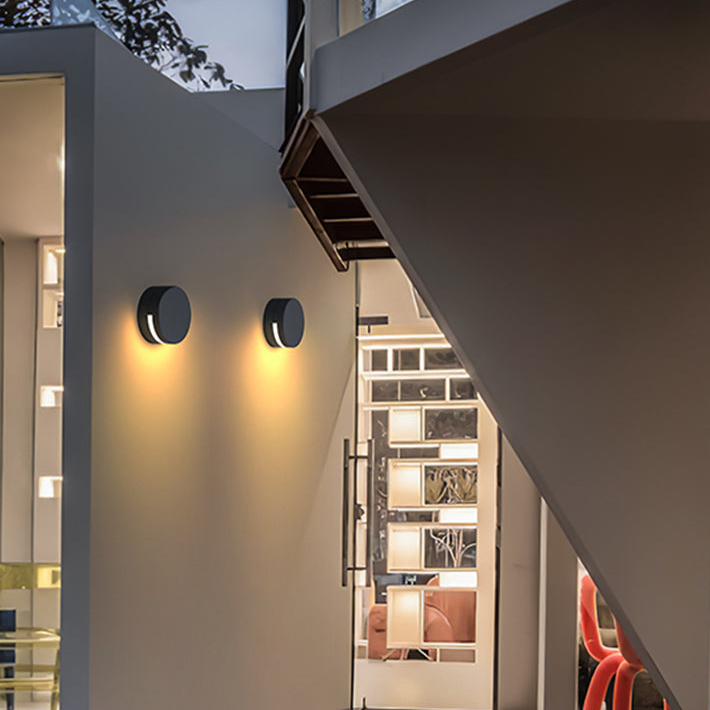 Circular Stainless Steel Outside Security Light