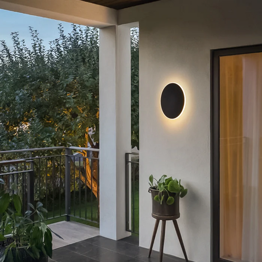 Simple Circular Outside LED Lamp - Lusomart