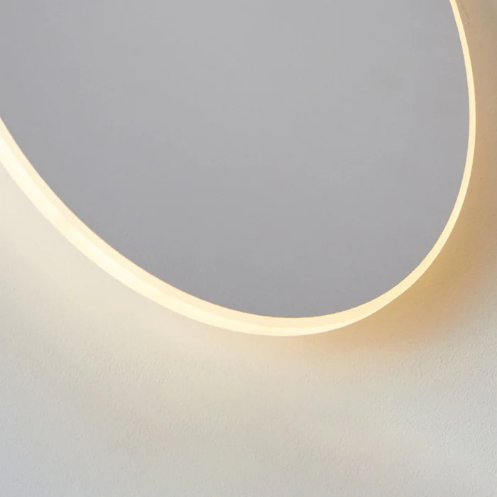 Simple Circular Outside LED Lamp