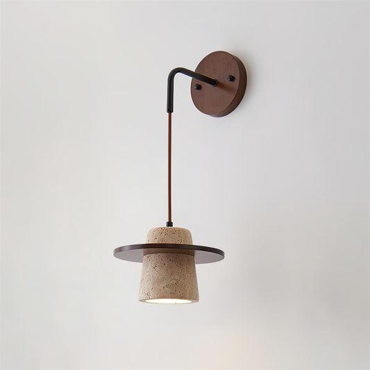 Rustic Rock Wall Light with Earthy Chic Design - Lusomart