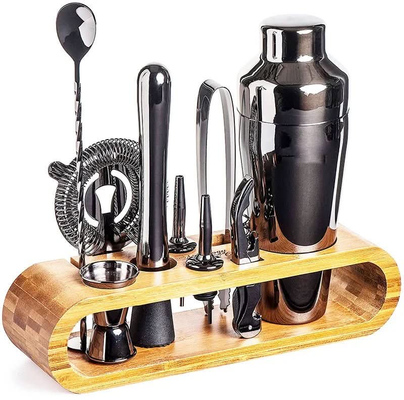 MixologyMaster | Elegant Premium 10-Piece Stainless Steel Cocktail Set 10