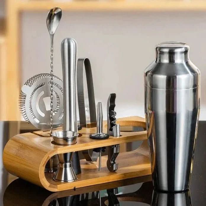 MixologyMaster | Elegant Premium 10-Piece Stainless Steel Cocktail Set 3