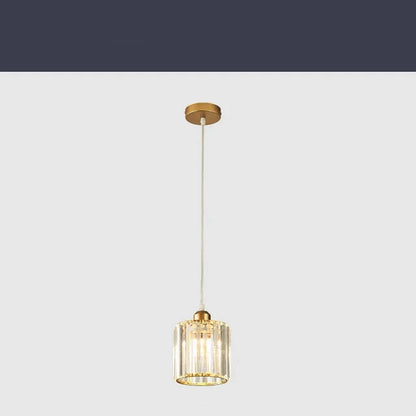 Luxurious Crystal Drop Pendant Light Fixture