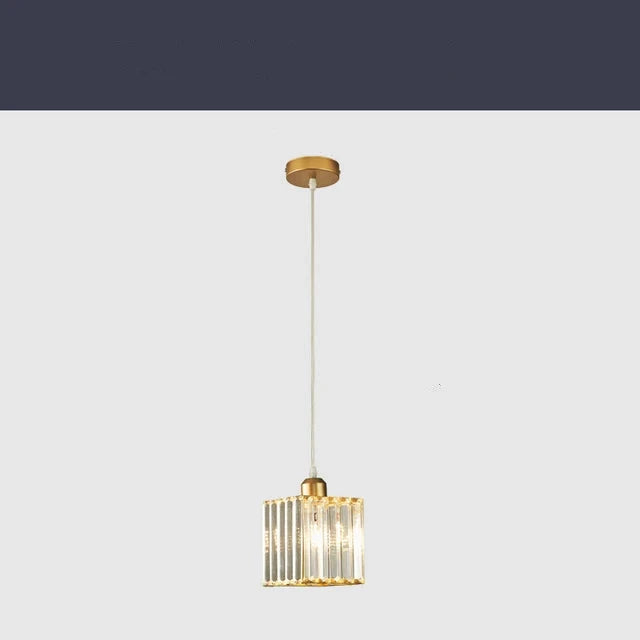 Luxurious Crystal Drop Pendant Light Fixture