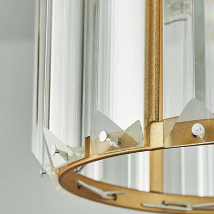 Luxurious Crystal Drop Pendant Light Fixture