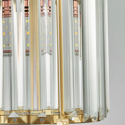 Luxurious Crystal Drop Pendant Light Fixture