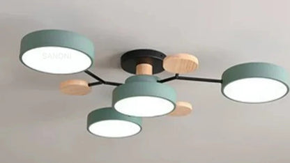 Stylish Slim LED Ceiling Light Fixture Indoor