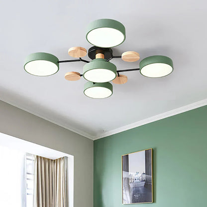Stylish Slim LED Ceiling Light Fixture Indoor