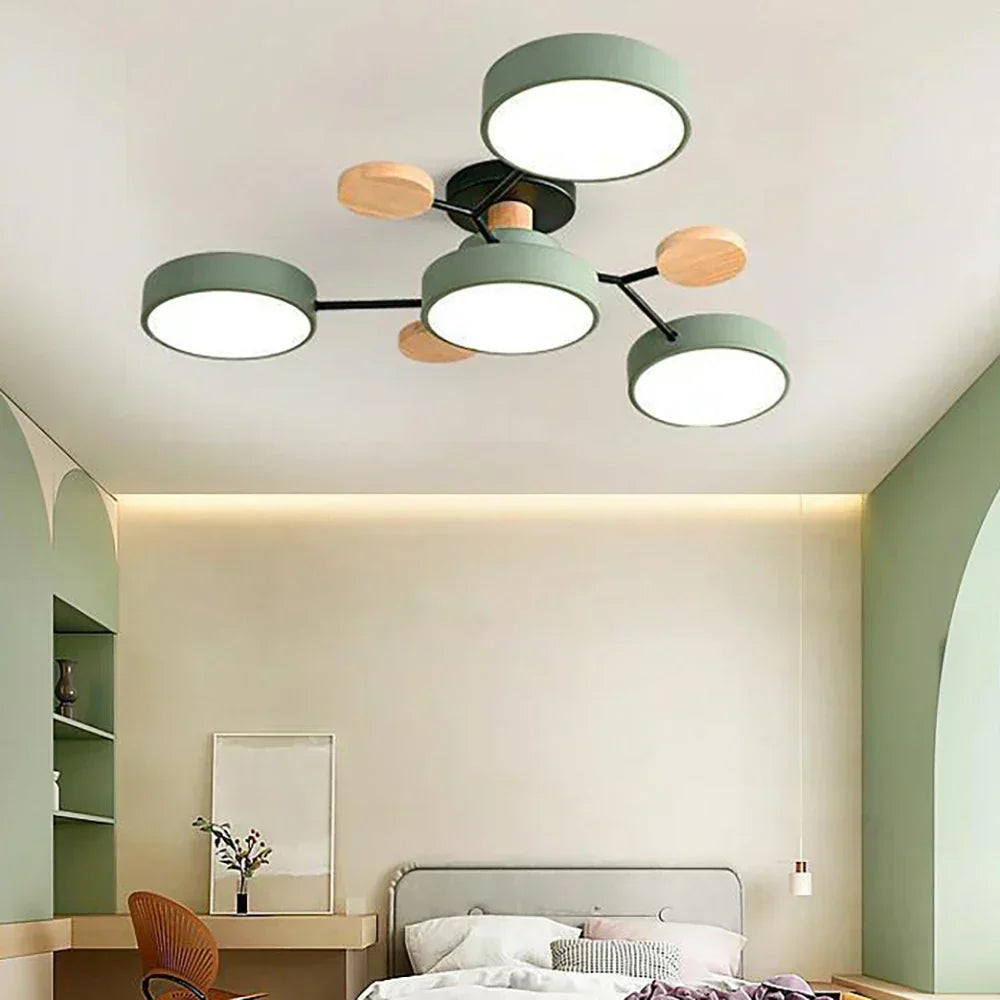 Stylish Slim LED Ceiling Light Fixture Indoor
