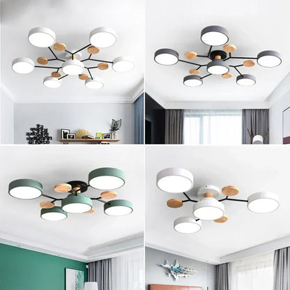 Stylish Slim LED Ceiling Light Fixture Indoor