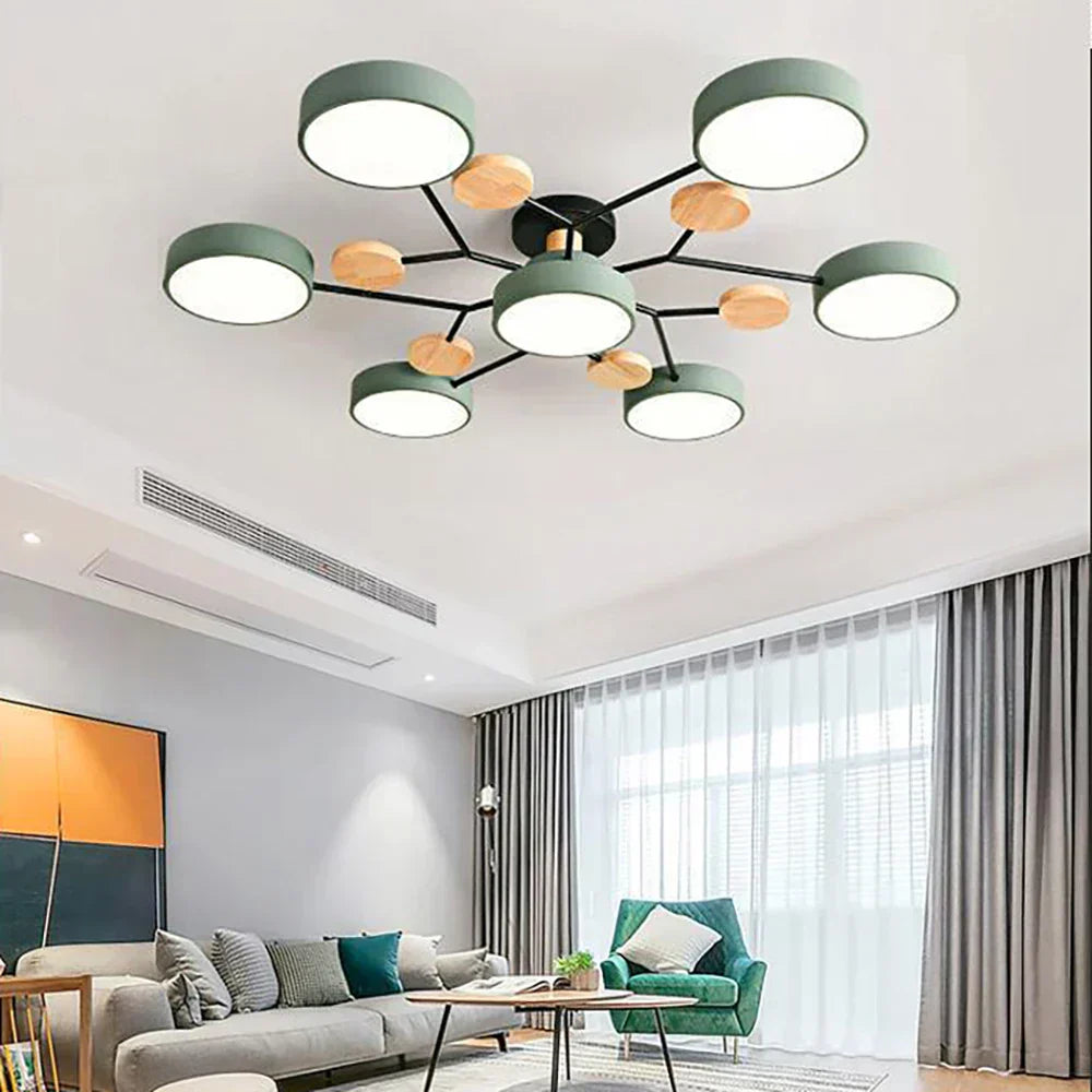 Stylish Slim LED Ceiling Light Fixture Indoor