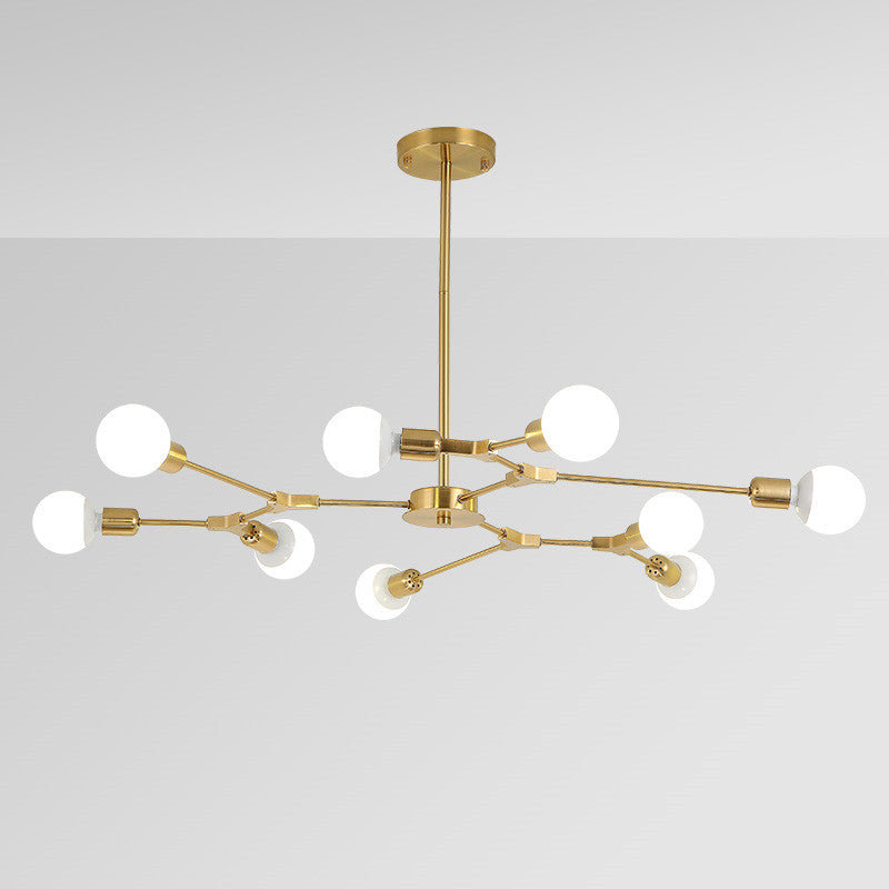 Luxury Crystal Pendant Light with Bulbs