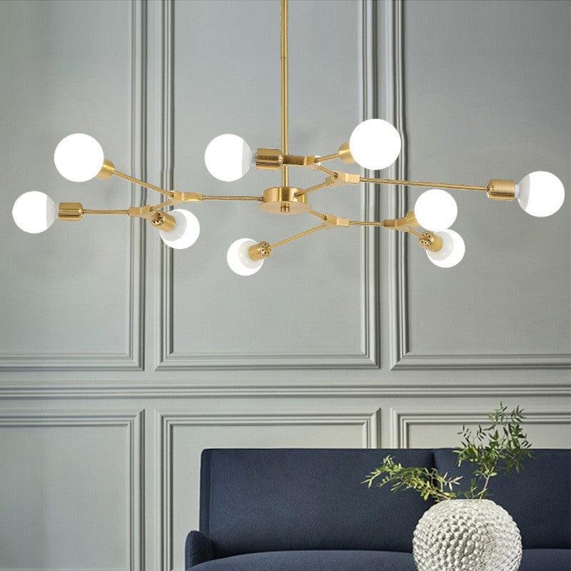 Luxury Crystal Pendant Light with Bulbs