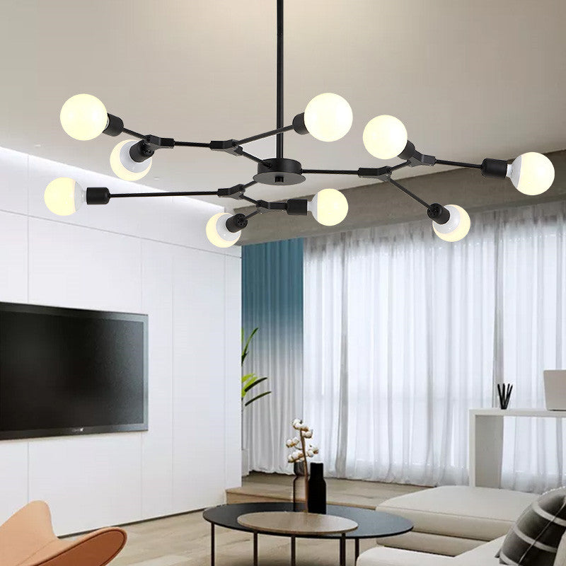 Luxury Crystal Pendant Light with Bulbs