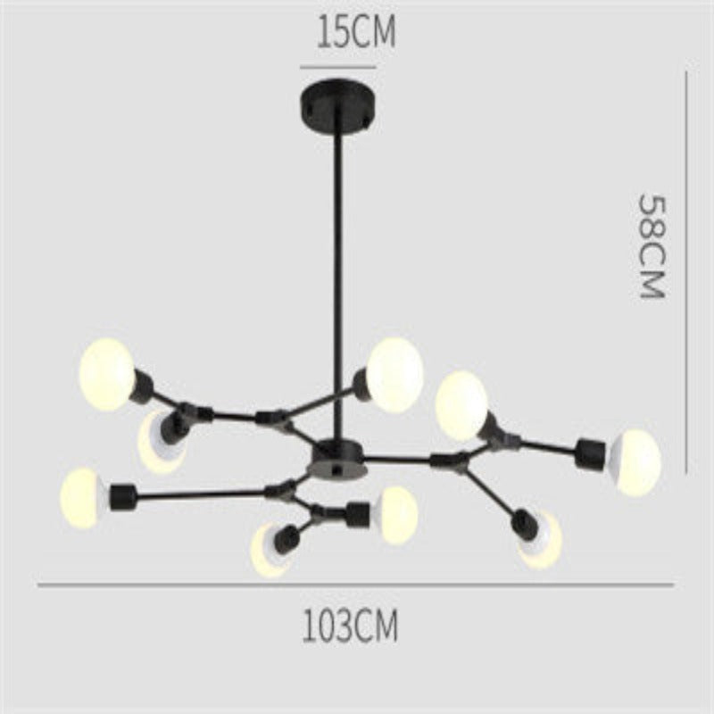 Luxury Crystal Pendant Light with Bulbs