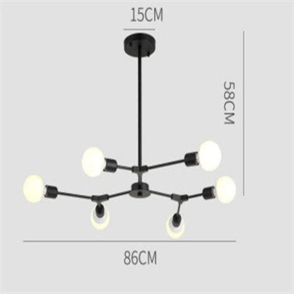 Luxury Crystal Pendant Light with Bulbs