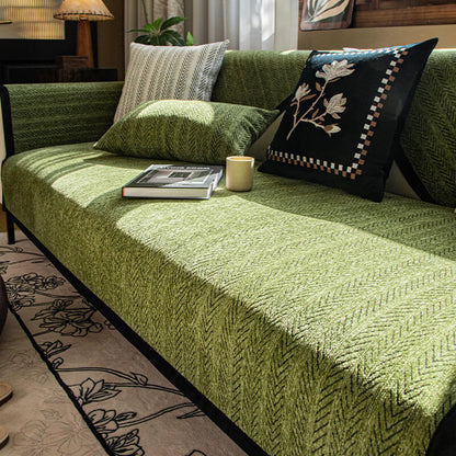 Soft Plush Fleece Scratch Resistant Sofa Slipcover