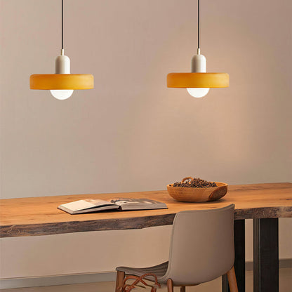 Vibrant Glass Modern Pendant Lighting for Dining Areas