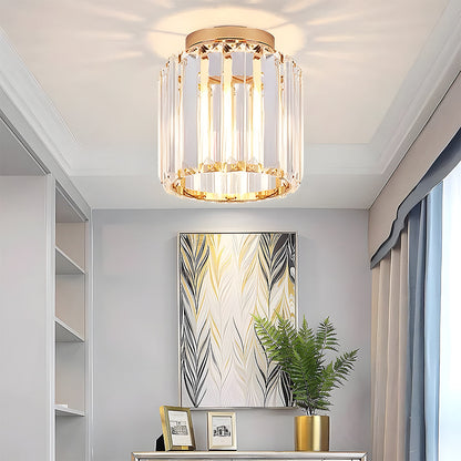 Modern 1-Light Hallway Flush Mount Ceiling Light 10