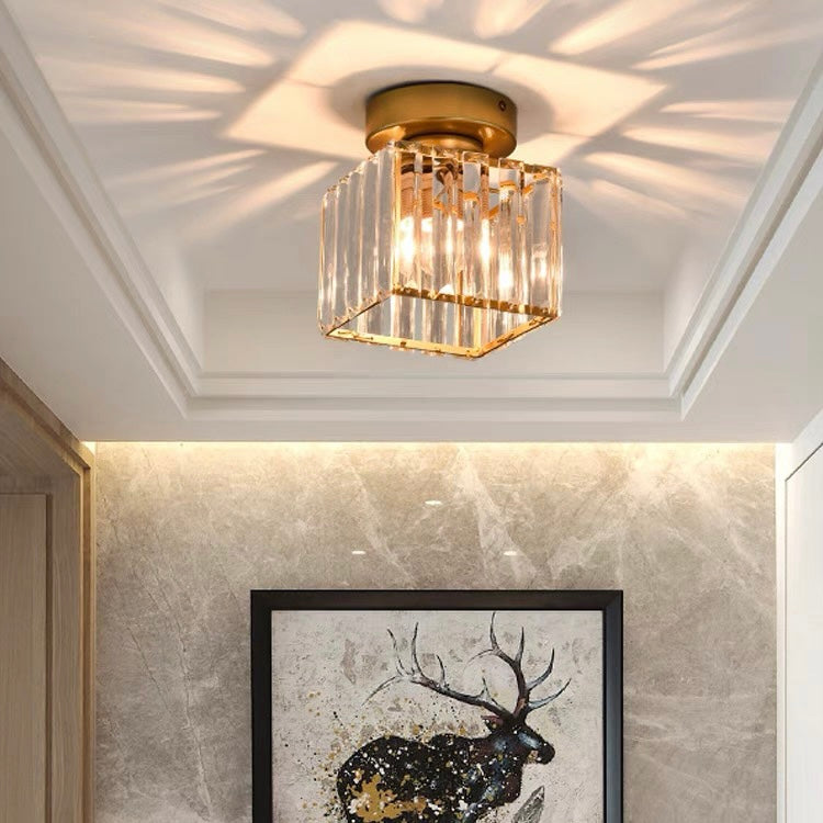 Modern 1-Light Hallway Flush Mount Ceiling Light 11