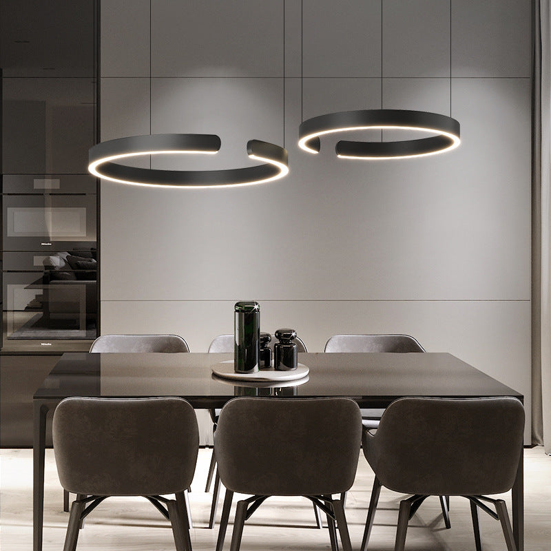 Round LED Hanging Light for Modern Homes