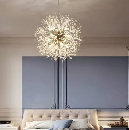 Sparkling Crystal Drop Pendant Lighting