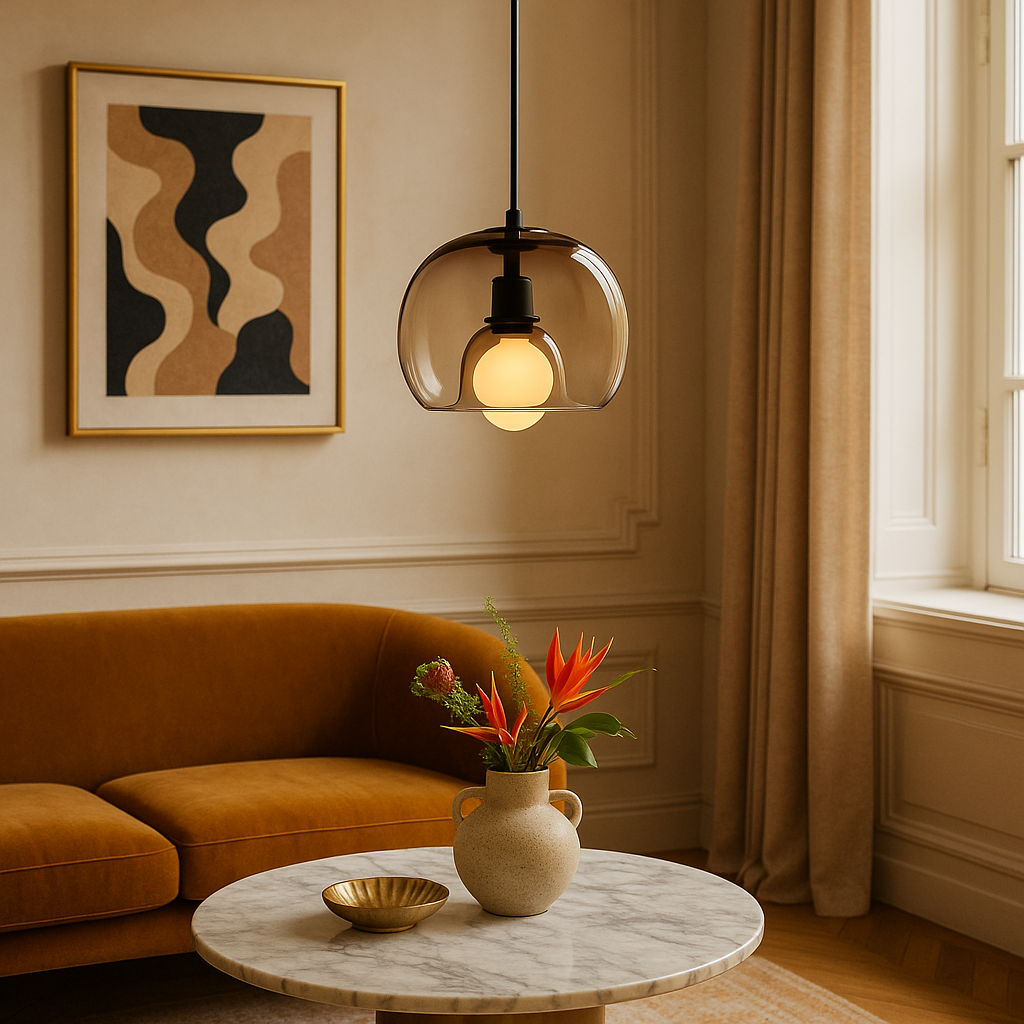 Warm Home Pendant Lamp with Soft LED Lighting - Lusomart