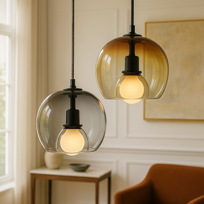 Warm Home Pendant Lamp with Soft LED Lighting