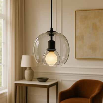 Warm Home Pendant Lamp with Soft LED Lighting
