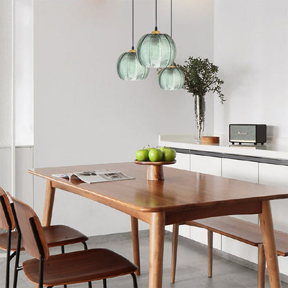 Modern Green Glass Hanging Lamp 3