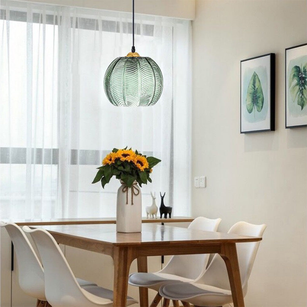 Modern Green Glass Hanging Lamp 5