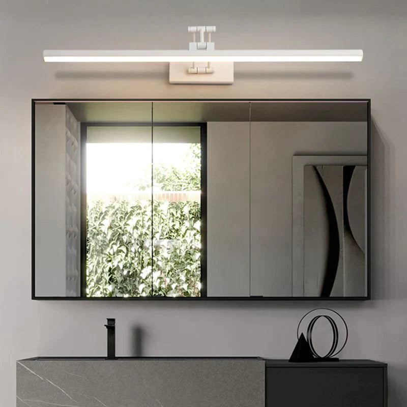 Sleek Dimmable LED Bathroom Wall Light Above Mirror
