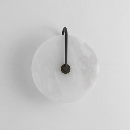 Round Glass Bathroom Sconce Wall Light Fixture