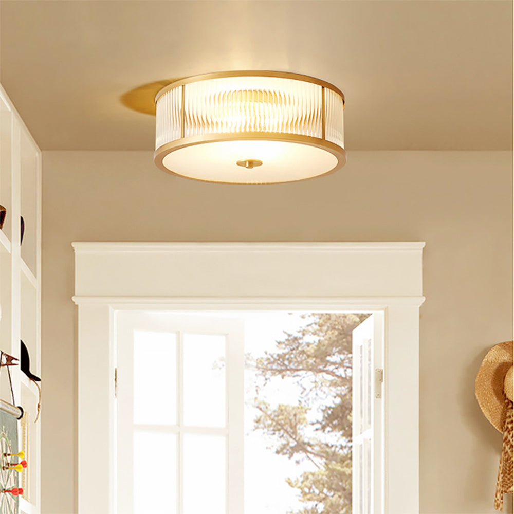 Modern Minimalism Glass Round Ceiling Lamps 7