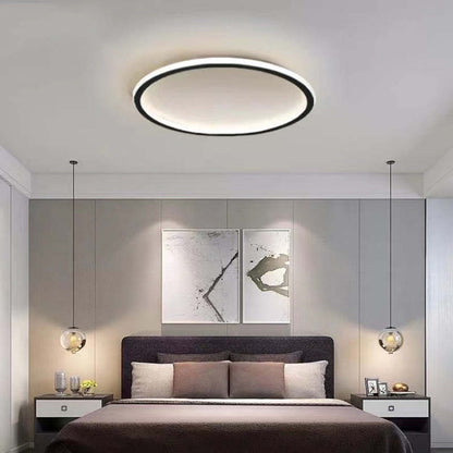 Slim Round LED Ceiling Fixture Low Profile Mount