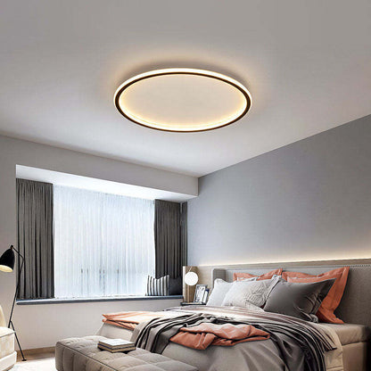 Slim Round LED Ceiling Fixture Low Profile Mount